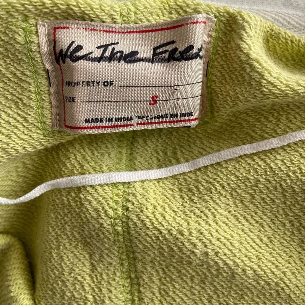 We The Free Lime and White Pullover - Picture 6 of 6